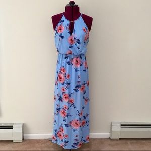 Everly floral maxi dress